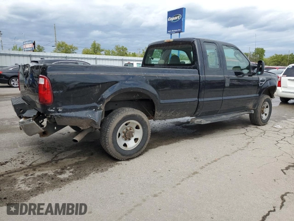 2008 Ford F-250 with VIN 1FDSX21568EE47176, listed as a Copart auction lot 54058325 with 169,671 mi miles and Salvage title. Bid and sale history available at DreamBid. Image 3.