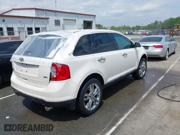 2011 Ford Edge SEL with VIN 2FMDK3JC6BBB65084, listed as a IAAI auction lot 41970890 with 168,505 mi miles. Bid and sale history available at carsss.com. Image 4.
