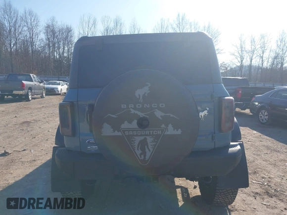 2023 Ford Bronco с VIN 1FMEE5DH3PLB53030, выставлен на аукционе IAAI как лот 41485605 с пробегом 38 808 миль миль и . История ставок и продаж доступна на DreamBid. Изображение 16.