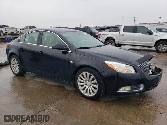 2011 Buick Regal CXL RL1 with VIN 2G4GN5EC8B9174743, listed as a Copart auction lot 82770354 with 131,038 mi miles and Salvage Title. Bid and sale history available at DreamBid. Image 4.