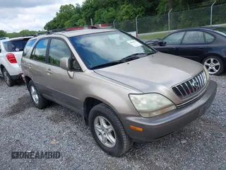 2002 Lexus RX 300 with VIN JTJGF10U220135180, listed as a IAAI auction lot 42646437 with 184,559 mi miles and . Bid and sale history available at DreamBid. Image 1.