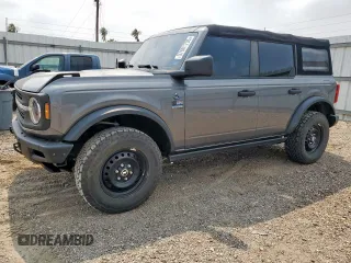 2023 Ford Bronco with VIN 1FMDE5BH7PLA83045, listed as a Copart auction lot 57601735 with 36,508 mi miles and Salvage title. Bid and sale history available at DreamBid. Image 1.