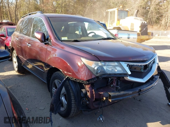 2013 Acura MDX with VIN 2HNYD2H29DH506219, listed as a IAAI auction lot 41325146 with 200,245 mi miles. Bid and sale history available at carsss.com. Image 1.