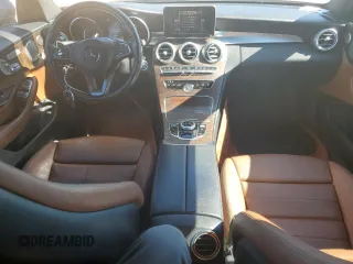 2017 Mercedes-Benz C 300 with VIN WDDWJ4JB4HF337414, listed as a Copart auction lot 45985695 with 114,082 mi miles and Salvage Title. Bid and sale history available at carsss.com. Image 8.
