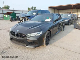 2020 BMW M8 with VIN WBSGV0C06LCD99264, listed as a IAAI auction lot 40276722 with 38,039 mi miles. Bid and sale history available at carsss.com. Image 2.