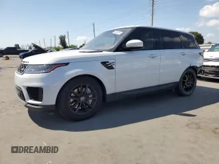 2021 Land Rover Range Rover Sport SE with VIN SALWG2SU3MA783342, listed as a Copart auction lot 48569755 with 55,963 mi miles and Salvage Title. Bid and sale history available at carsss.com. Image 1.