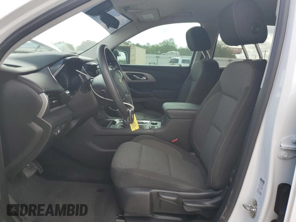 2020 Chevrolet Traverse LS with VIN 1GNERFKW7LJ294082, listed as a Copart auction lot 57498095 with 47,760 mi miles and Salvage title. Bid and sale history available at DreamBid. Image 7.