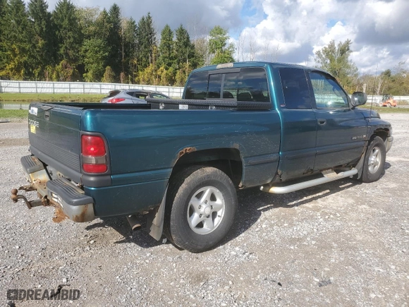 1998 Dodge Ram 1500 with VIN 3B7HC12Z2WG209076, listed as a Copart auction lot 74892394 with 219,965 mi miles and Salvage Title. Bid and sale history available at carsss.com. Image 3.