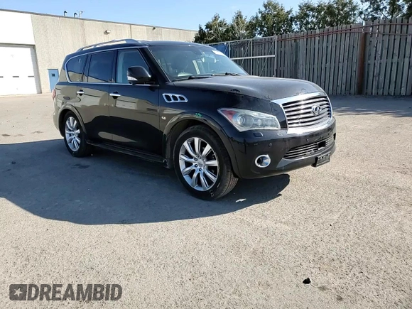 2014 Infiniti QX80 with VIN JN8AZ2NE9E9063812, listed as a Copart auction lot 49495815 with 170,290 mi miles and Salvage Title. Bid and sale history available at carsss.com. Image 11.