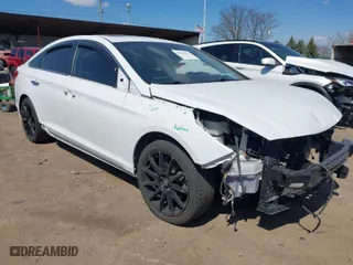 2016 Hyundai Sonata 2.4L Sport with VIN 5NPE34AFXGH436312, listed as a IAAI auction lot 41908444 with 99,725 mi miles. Bid and sale history available at carsss.com. Image 1.