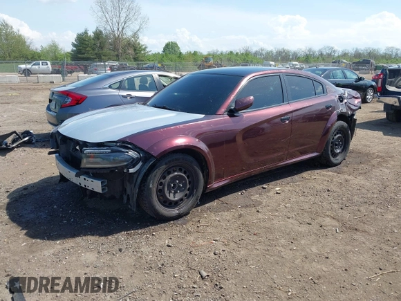 2018 Dodge Charger Police with VIN 2C3CDXKT3JH214872, listed as a IAAI auction lot 42078447 with 138,785 mi miles and . Bid and sale history available at carsss.com. Image 21.