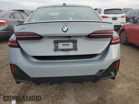 2024 BMW 5 Series 530i xDrive with VIN WBA53FJ07RCP74205, listed as a Copart auction lot 78215114 with 7,688 mi miles and Salvage Title. Bid and sale history available at carsss.com. Image 6.