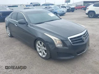 2014 Cadillac ATS Standard RWD with VIN 1G6AA5RX4E0104676, listed as a IAAI auction lot 41934130 with 168,178 mi miles. Bid and sale history available at carsss.com. Image 1.