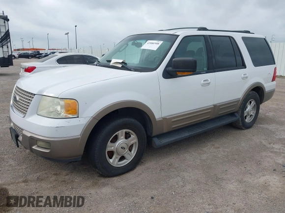 2003 Ford Expedition Eddie Bauer with VIN 1FMRU17W43LA54217, listed as a IAAI auction lot 42080308 with 291,198 mi miles. Bid and sale history available at carsss.com. Image 2.