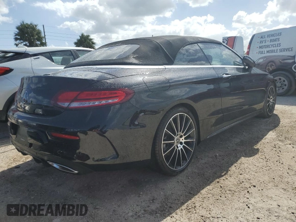 2022 Mercedes-Benz C 300 with VIN W1KWK8DB5NG113140, listed as a Copart auction lot 76947864 with Not Provided miles and Non Repairable. Bid and sale history available at DreamBid. Image 3.