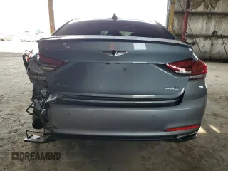 2015 Hyundai Genesis 3.8L with VIN KMHGN4JE0FU094296, listed as a Copart auction lot 51347655 with 89,840 mi miles and Salvage Title. Bid and sale history available at DreamBid. Image 6.