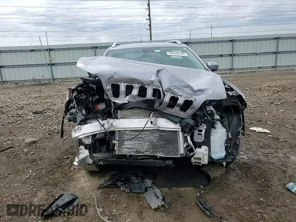 2021 Jeep Cherokee Latitude with VIN 1C4PJLCB4MD155837, listed as a Copart auction lot 54418245 with 54,232 mi miles and Salvage title. Bid and sale history available at DreamBid. Image 14.
