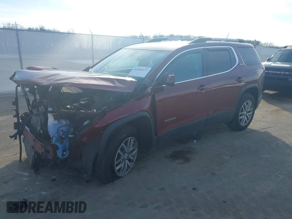 2017 GMC Acadia SLE with VIN 1GKKNLLS8HZ142441, listed as a IAAI auction lot 41501035 with 69,681 mi miles. Bid and sale history available at carsss.com. Image 17.