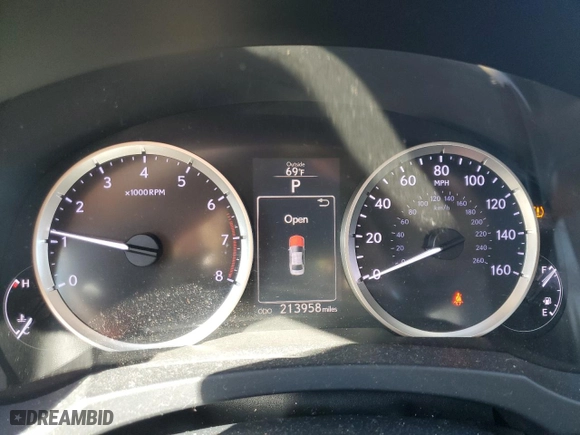2014 Lexus IS 250 with VIN JTHCF1D25E5010674, listed as a Copart auction lot 46869645 with 213,958 mi miles and Salvage Title. Bid and sale history available at carsss.com. Image 9.