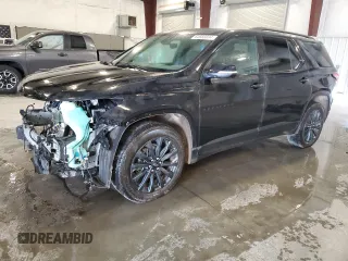 2023 Chevrolet Traverse RS with VIN 1GNEVJKWXPJ316189, listed as a Copart auction lot 64686694 with 9,295 mi miles and Salvage Title. Bid and sale history available at carsss.com. Image 1.