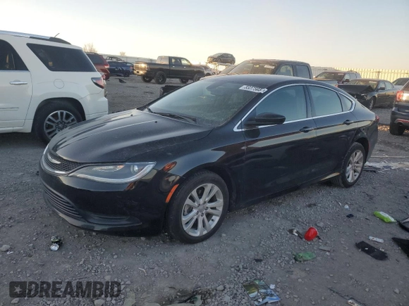 2017 Chrysler 200 Touring with VIN 1C3CCCFB4HN504150, listed as a Copart auction lot 83375684 with 121,176 mi miles and Salvage Title. Bid and sale history available at carsss.com. Image 1.