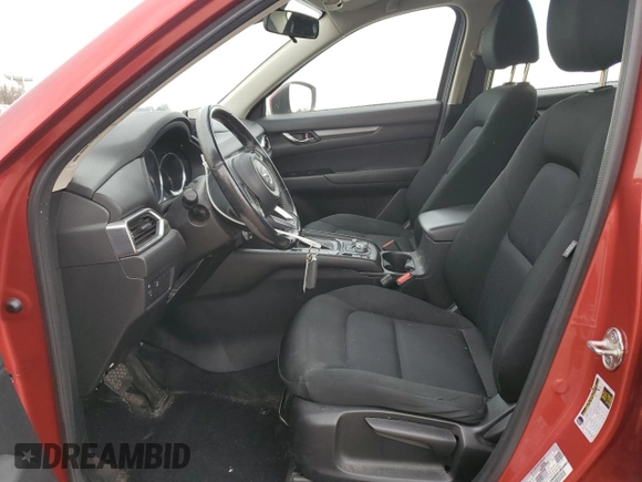2019 Mazda CX-5 Sport with VIN JM3KFBBM5K0525696, listed as a Copart auction lot 49621595 with 87,536 mi miles and Salvage Title. Bid and sale history available at DreamBid. Image 7.