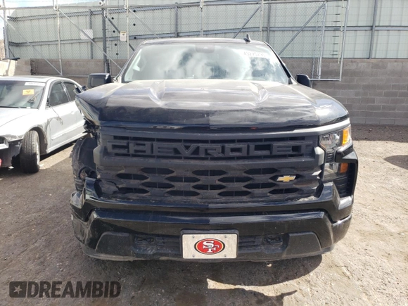 2023 Chevrolet Silverado 1500 Custom with VIN 3GCPDBEK1PG151508, listed as a Copart auction lot 43275795 with Not Provided miles and Salvage Title. Bid and sale history available at DreamBid. Image 5.