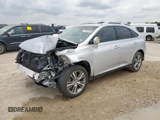 2015 Lexus RX 350 z VIN 2T2ZK1BA1FC165398, wystawiony jako Copart lot #59150105 z przebiegiem 129 911 mil mil oraz Szkoda całkowita • Salvage title. Historia ofert i sprzedaży dostępna na DreamBid. Obrazek 1.