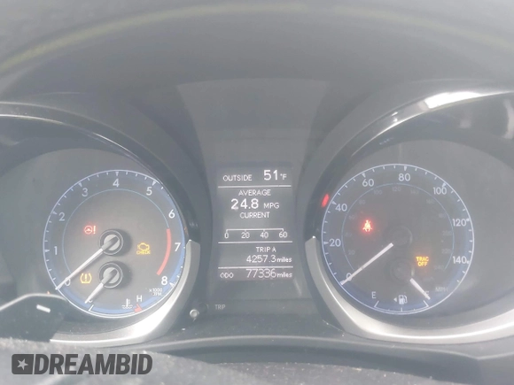 2014 Toyota Corolla L with VIN 5YFBURHE8EP173523, listed as a IAAI auction lot 41802729 with 77,336 mi miles and . Bid and sale history available at DreamBid. Image 7.