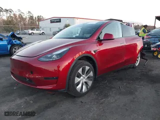 2024 Tesla Model Y with VIN 7SAYGDED0RF003564, listed as a IAAI auction lot 41496762 with NaN miles. Bid and sale history available at carsss.com. Image 16.
