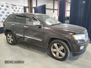 2012 Jeep Grand Cherokee Overland with VIN 1C4RJECT5CC277561, listed as a Copart auction lot 46573825 with 157,788 mi miles and Salvage Title. Bid and sale history available at carsss.com. Image 4.