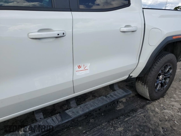 2023 GMC Canyon 2WD Elevation with VIN 1GTP5BEK9P1182761, listed as a Copart auction lot 73821034 with 14,887 mi miles and Salvage Title. Bid and sale history available at carsss.com. Image 12.