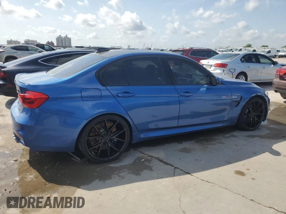 2016 BMW M3 with VIN WBS8M9C59G5D31154, listed as a Copart auction lot 54381145 with 88,259 mi miles and Non repairable. Bid and sale history available at DreamBid. Image 3.