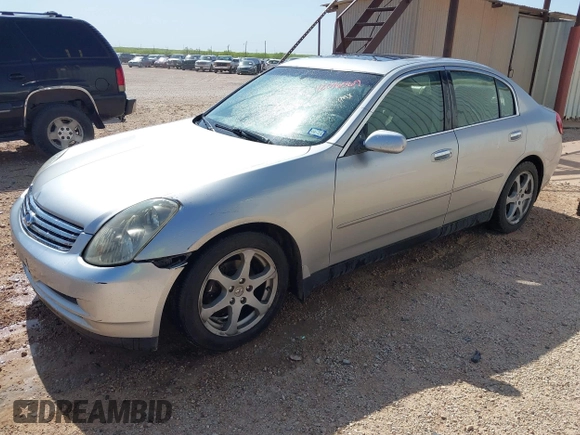 2004 Infiniti G35 w/Leather with VIN JNKCV51E24M614390, listed as a IAAI auction lot 42016569 with 229,477 mi miles and . Bid and sale history available at DreamBid. Image 2.