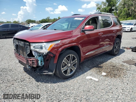 2017 GMC Acadia Denali with VIN 1GKKNPLS7HZ286781, listed as a Copart auction lot 61544035 with 82,861 mi miles and Salvage title. Bid and sale history available at DreamBid. Image 1.