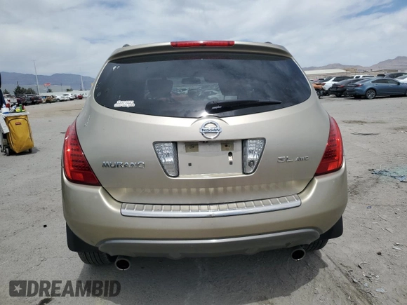 2007 Nissan Murano SL z VIN JN8AZ08WX7W666622, wystawiony jako Copart lot #54069455 z przebiegiem 219 483 mil mil oraz Szkoda całkowita • Salvage title. Historia ofert i sprzedaży dostępna na DreamBid. Obrazek 6.