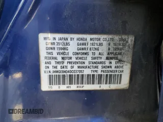 2013 Honda Fit с VIN JHMGE8H34DC037052, выставлен на аукционе Copart как лот 61638185 с пробегом 195 357 миль миль и Чистый • Clean title. История ставок и продаж доступна на DreamBid. Изображение 14.
