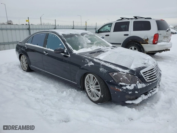 2009 Mercedes-Benz S-Class 5.5L V8 with VIN WDDNG86X79A258534, listed as a Copart auction lot 41706985 with 231,098 mi miles and Salvage Title. Bid and sale history available at carsss.com. Image 4.