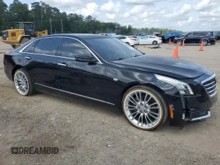 2017 Cadillac CT6 Luxury RWD with VIN 1G6KC5RX3HU175279, listed as a Copart auction lot 59620025 with 106,995 mi miles and Salvage title. Bid and sale history available at DreamBid. Image 4.