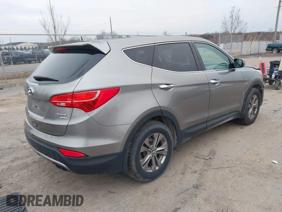 2014 Hyundai Santa Fe z VIN 5XYZTDLB5EG166650, wystawiony jako IAAI lot #41520847 z przebiegiem 197 250 mil mil oraz . Historia ofert i sprzedaży dostępna na DreamBid. Obrazek 4.