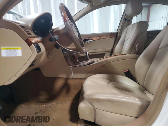 2009 Mercedes-Benz E-Class Luxury 3.5L with VIN WDBUF87X09B380992, listed as a Copart auction lot 50352925 with 0 mi miles and Salvage Title. Bid and sale history available at carsss.com. Image 7.