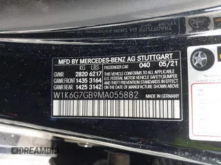 2021 Mercedes-Benz S 580 z VIN W1K6G7GB9MA055882, wystawiony jako IAAI lot #41531233 z przebiegiem 39 682 mil mil oraz . Historia ofert i sprzedaży dostępna na DreamBid. Obrazek 9.