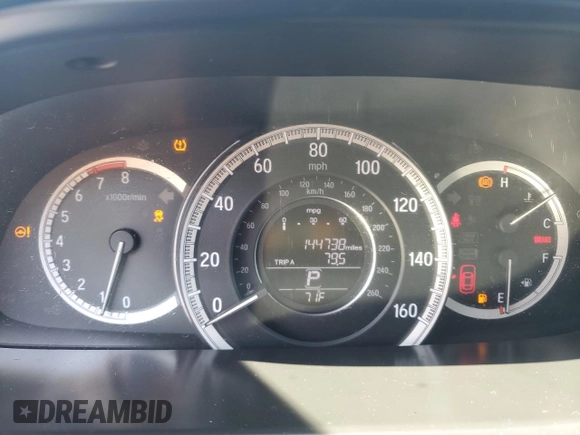 2016 Honda Accord LX with VIN 1HGCR2F3XGA043959, listed as a Copart auction lot 55766285 with 144,738 mi miles and Clean Title. Bid and sale history available at DreamBid. Image 9.