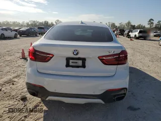 2017 BMW X6 sDrive35i with VIN 5UXKU0C54H0F99650, listed as a Copart auction lot 81828614 with 156,344 mi miles and Salvage Title. Bid and sale history available at carsss.com. Image 6.