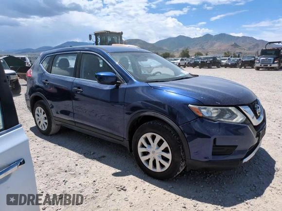 2017 Nissan Rogue S with VIN JN8AT2MV6HW013152, listed as a Copart auction lot 59720365 with 86,825 mi miles and Salvage title. Bid and sale history available at DreamBid. Image 14.