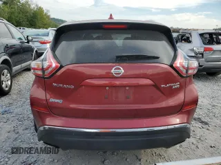 2016 Nissan Murano Platinum with VIN 5N1AZ2MH4GN153205, listed as a Copart auction lot 69627624 with Not provided miles and Salvage title. Bid and sale history available at DreamBid. Image 6.