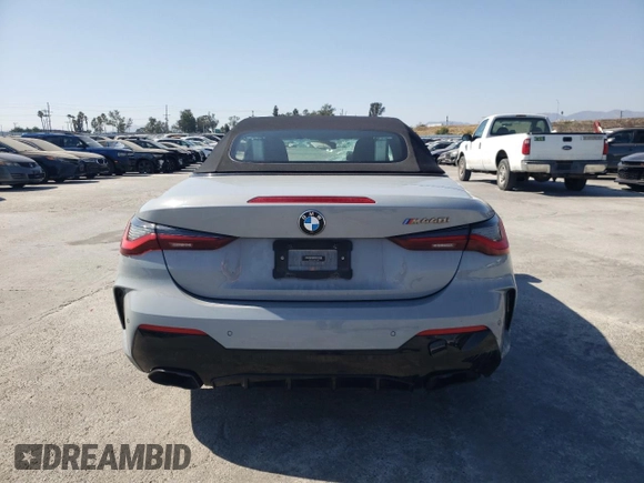 2023 BMW 4 Series M440i with VIN WBA53AT04PCL19583, listed as a Copart auction lot 69123974 with 29,341 mi miles and Salvage Title. Bid and sale history available at DreamBid. Image 6.