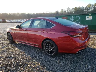 2020 Genesis G80 3.3T Sport with VIN KMTFN4JB1LU339187, listed as a Copart auction lot 46879915 with 37,124 mi miles and Salvage Title. Bid and sale history available at carsss.com. Image 2.