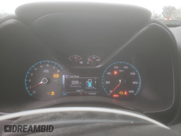 2016 Chevrolet Colorado 4WD LT with VIN 1GCGTCE30G1361971, listed as a Copart auction lot 50365295 with 104,277 mi miles and Salvage title. Bid and sale history available at DreamBid. Image 9.
