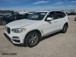 2021 BMW X3 sDrive30i with VIN 5UXTY3C03M9F63436, listed as a Copart auction lot 45341545 with 0 mi miles and Salvage Title. Bid and sale history available at carsss.com. Image 1.